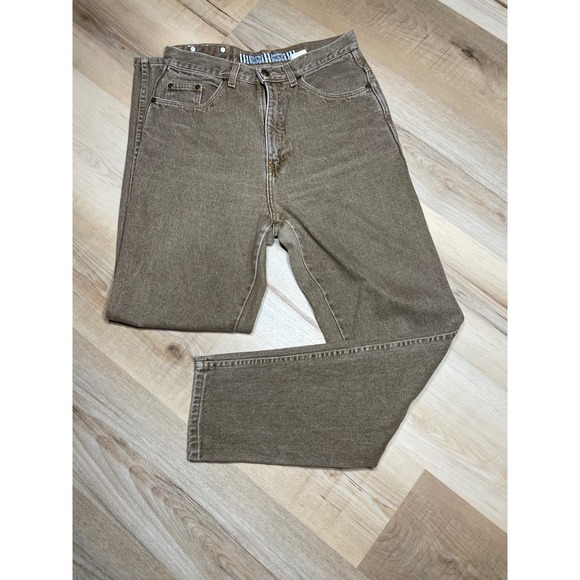 Forenza Denim - Vintage Forenza High‎ Waisted Straight Leg Brown Denim Jeans Size 8 Made in USA